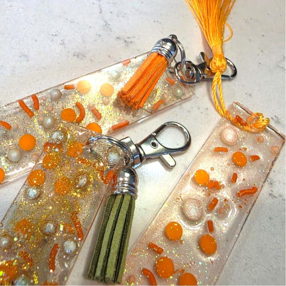 Fall Sprinkles / Resin bookmarker set of 3